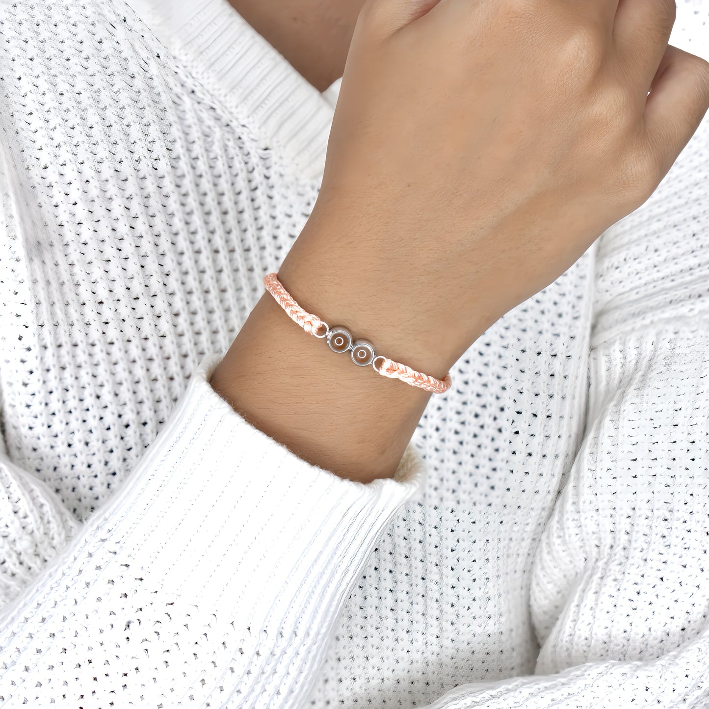 pulsera de cuerda de doble proyección