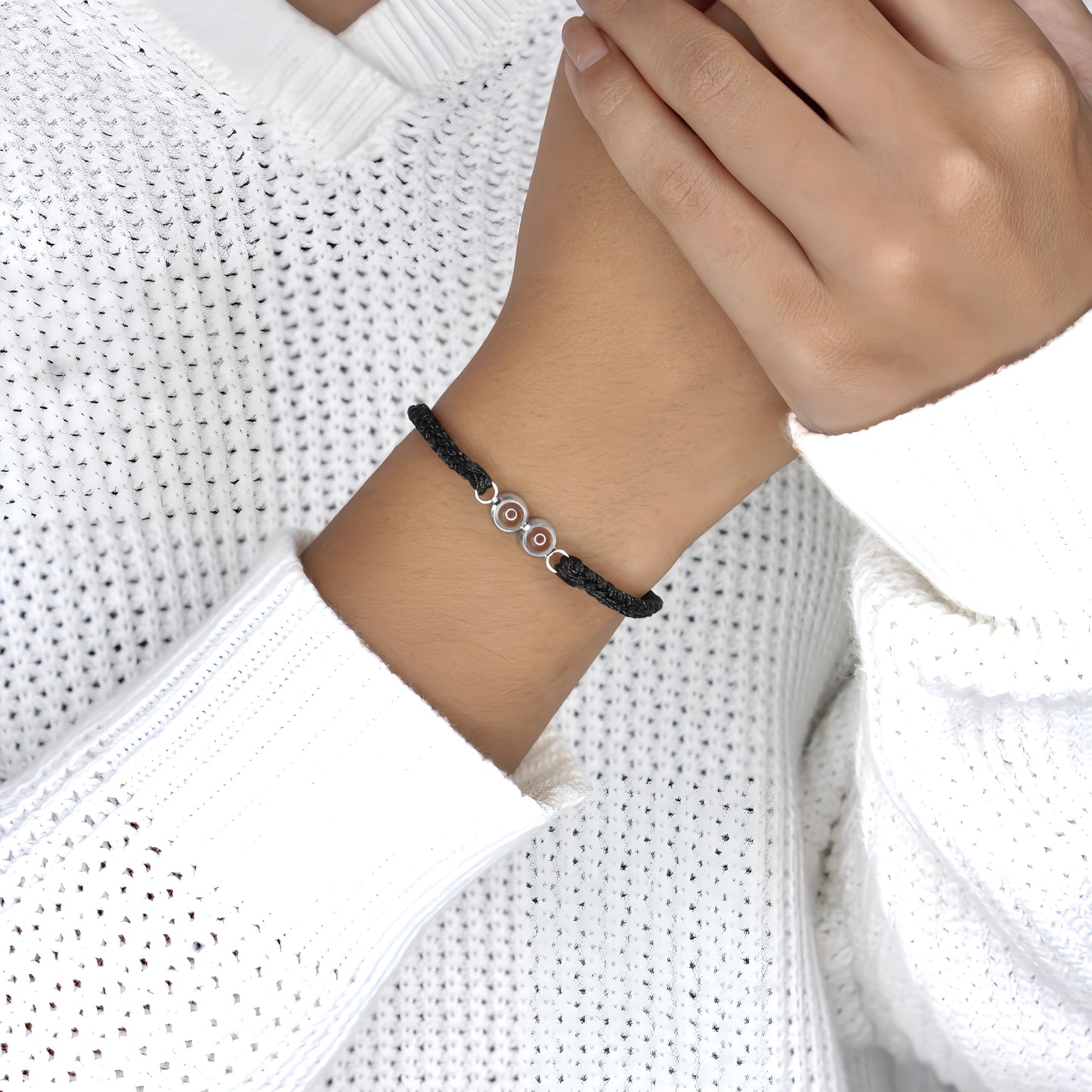 pulsera de cuerda de doble proyección