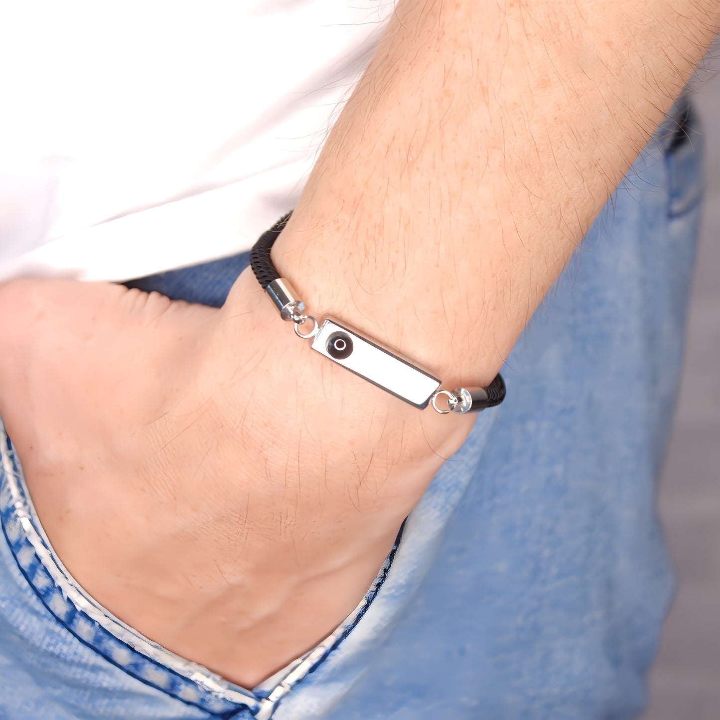pulseira de projeção de corda especial gravada