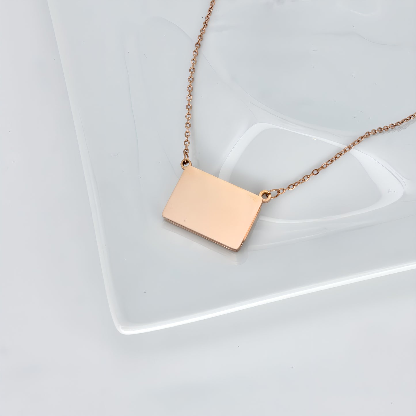 slider photo locket necklace