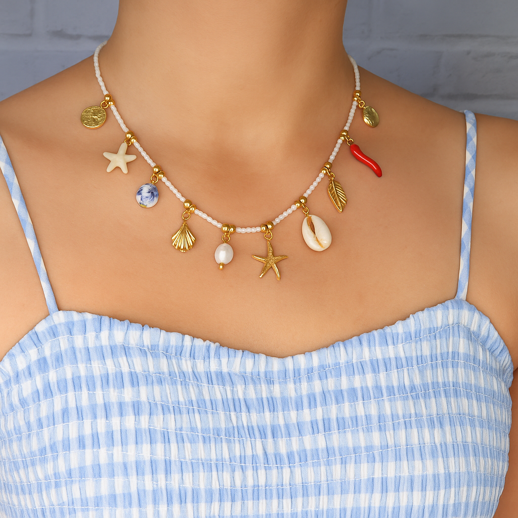 summer beach necklace