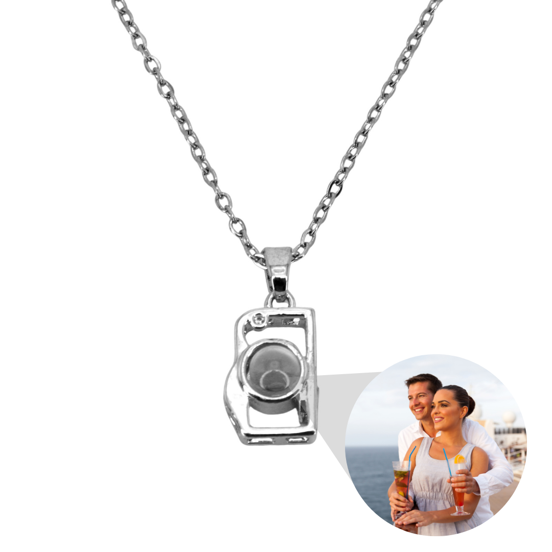 thumbnail image 2 of Custom Mini Camera Locket Necklace With Photo 2 of 10