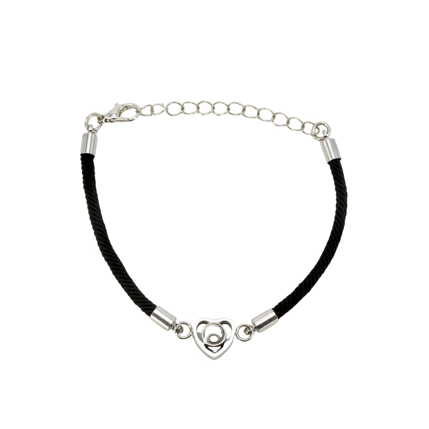 pulsera especial con proyección de corazón y cuerda