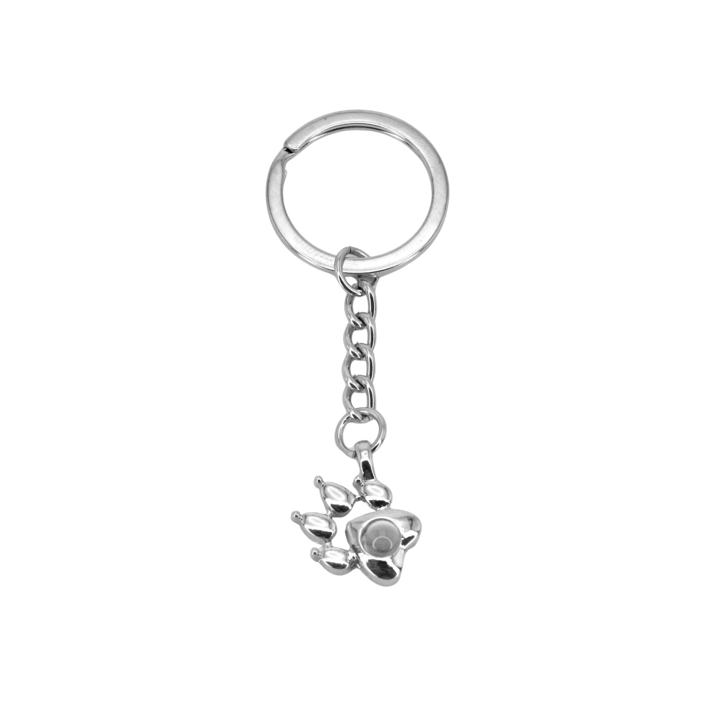 cat paw projection keychain