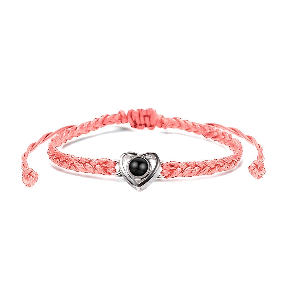 "special heart projector projection bracelet: personalized sentimentality"