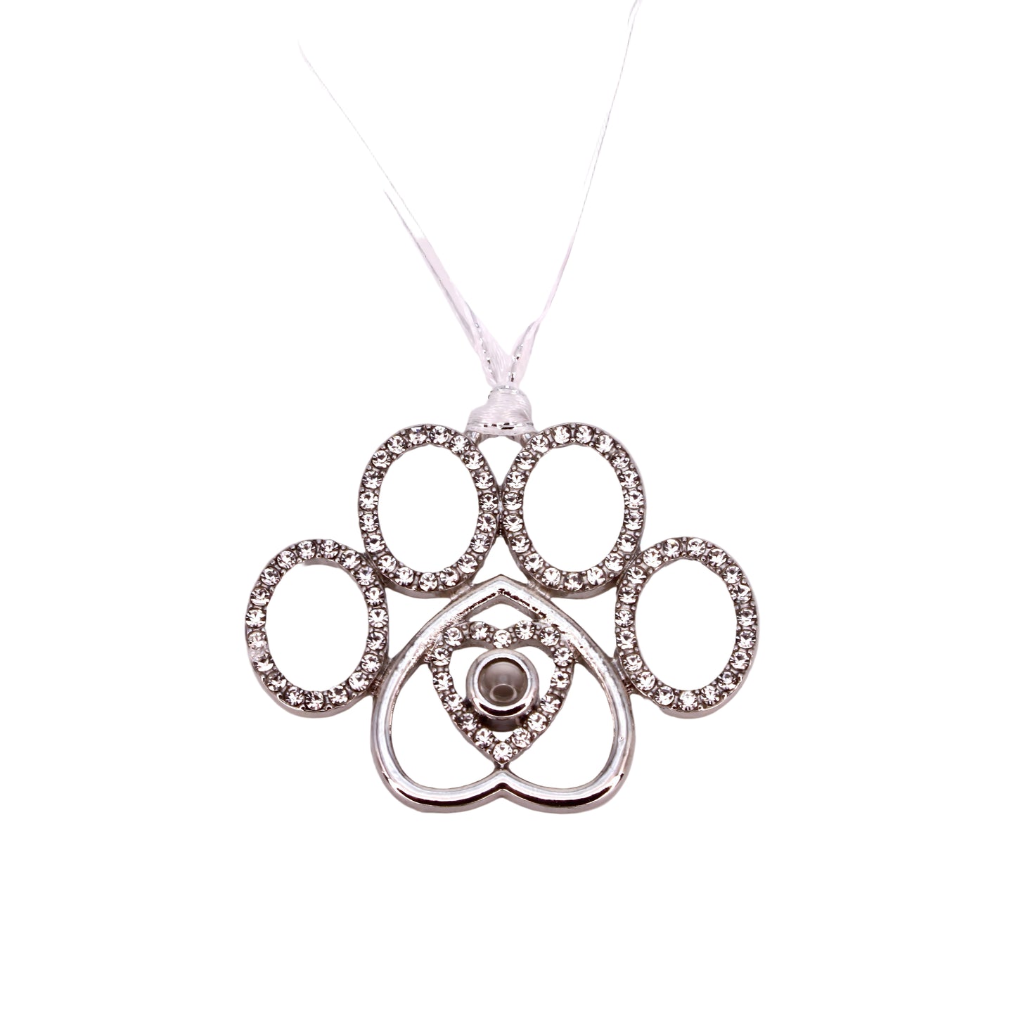 delicate paw projection christmas ornament