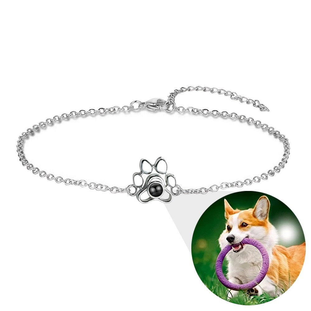 Paw Projection Chain Bracelet – Love Jewelry™ - Main Image
