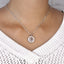 Sun and Moon Matching Projection Necklace