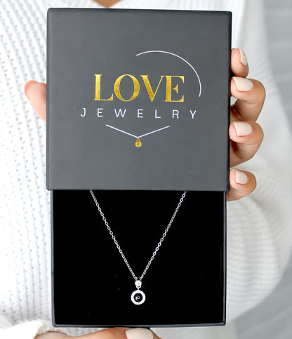 Projection Jewelry Custom Made Photo Necklace by Love Jewelry UK