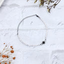 Photo Projection Bracelet With Diamond Simulant Stones