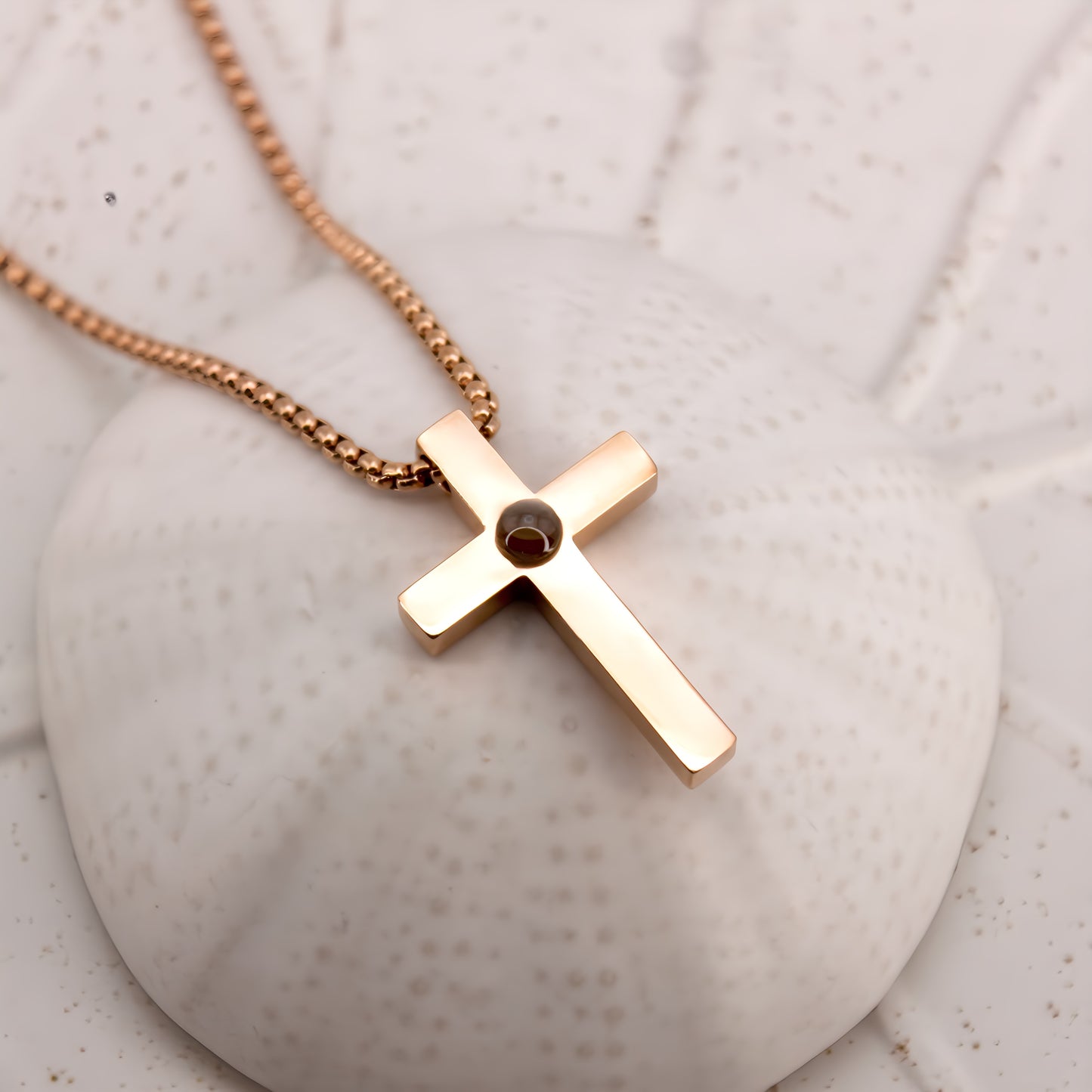 full cross projection necklace