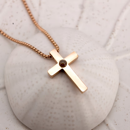 Full Cross Projection Necklace