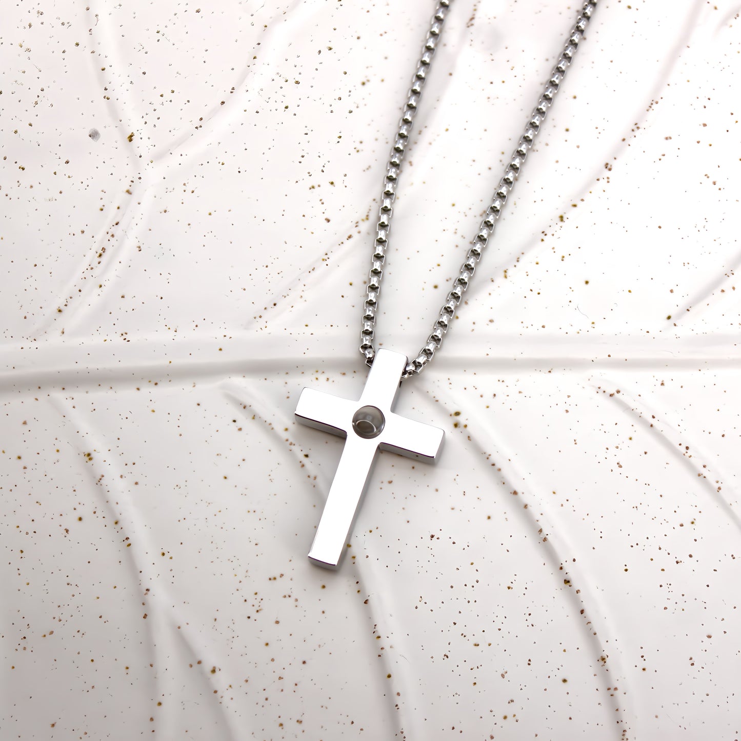 full cross projection necklace