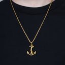 Strong Anchor Projection Necklace