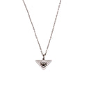 Elegant Triangle Projection Necklace
