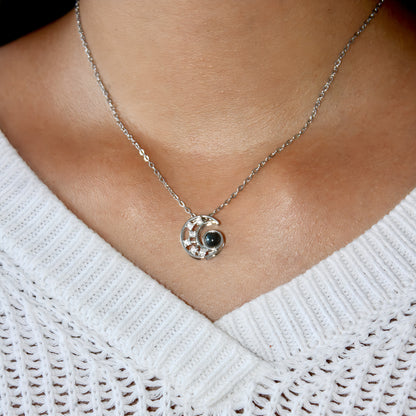 Midnight Moon Projection Necklace