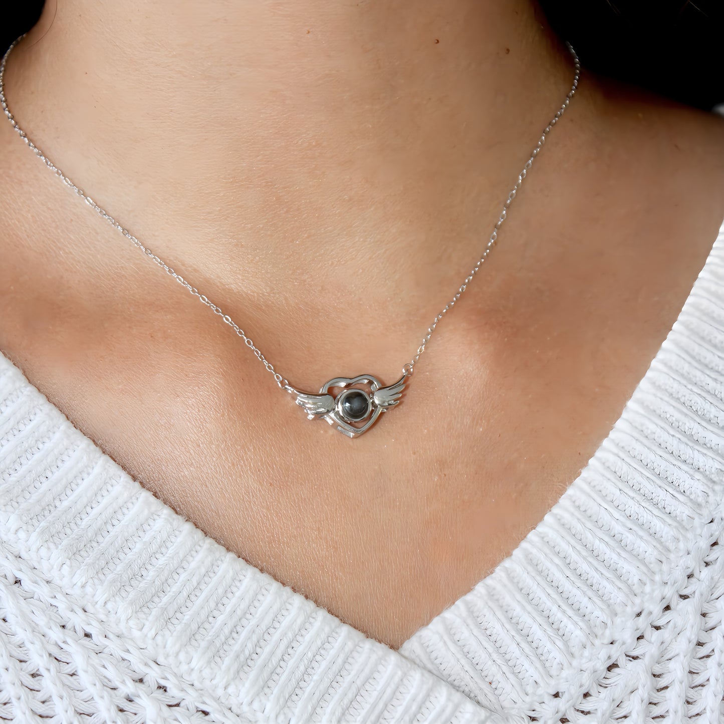 heavenly love projection necklace