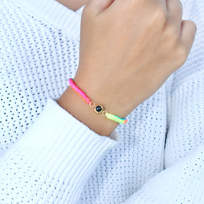 Forever Rainbow Rope Projection Bracelet