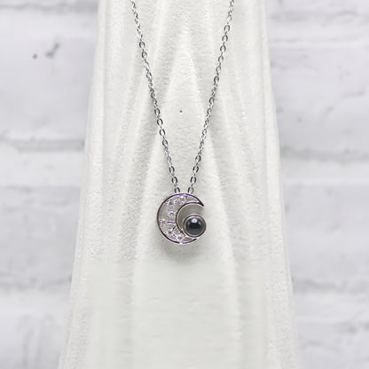 Midnight Moon Projection Necklace