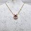 Horseshoe Lucky Charm Projection Necklace