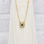 Horseshoe Lucky Charm Projection Necklace