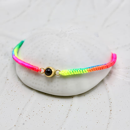 Pulseira de projeção de corda Forever Rainbow 