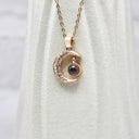 Moonlit Memory Projection Necklace