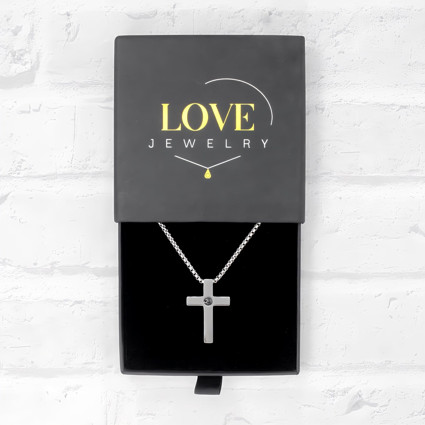 full cross projection necklace