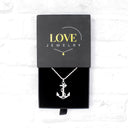 Strong Anchor Projection Necklace