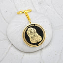 Medallion Pet Engraved Keychain