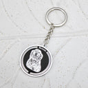 Medallion Pet Engraved Keychain