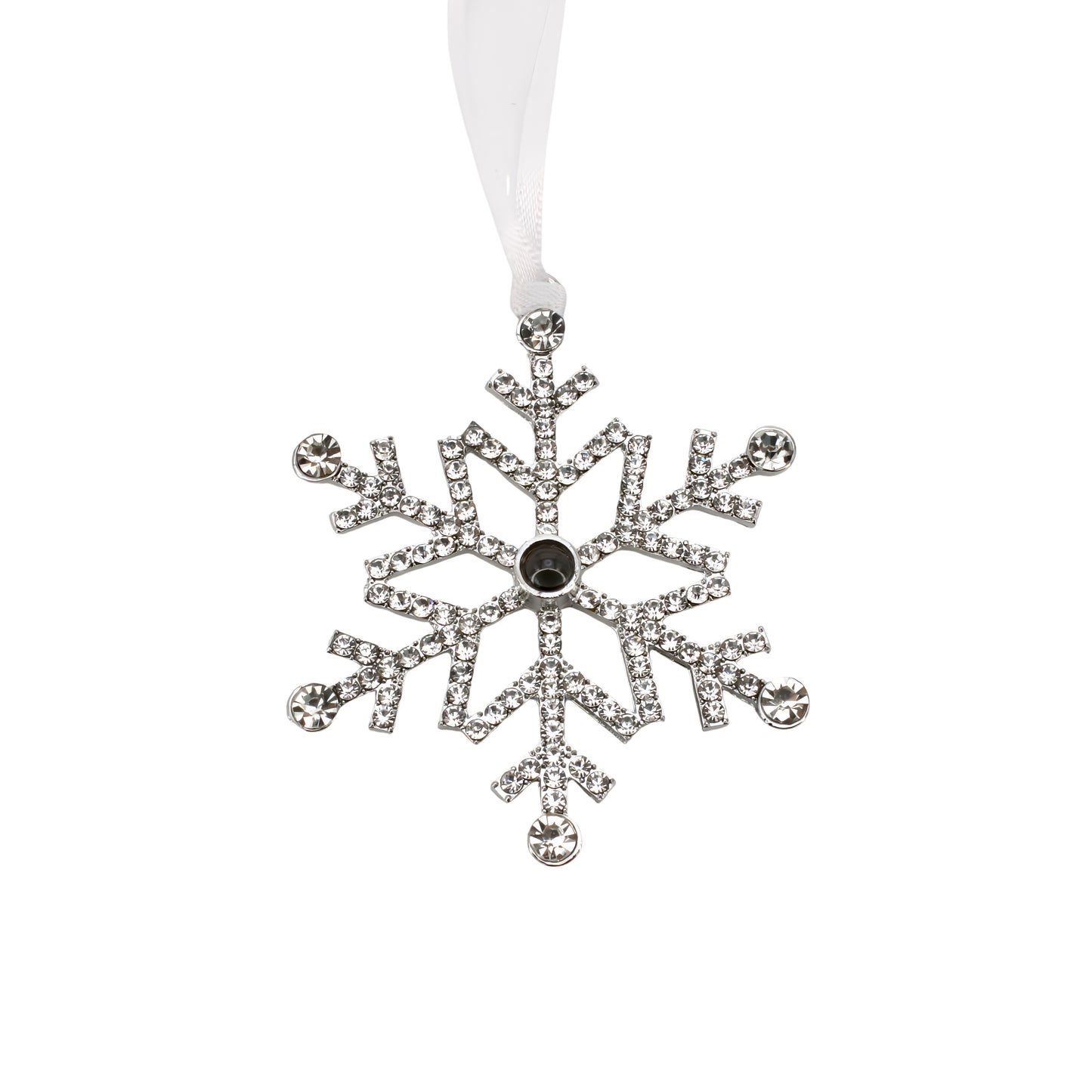 snowflake projection christmas ornament