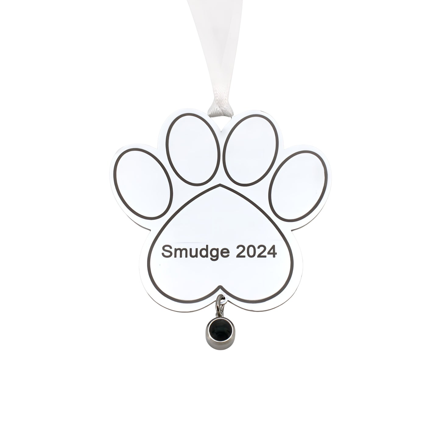 paw projection christmas ornament