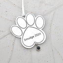 Paw Projection Christmas Ornament