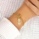 Pet Engraved Chain Bracelet
