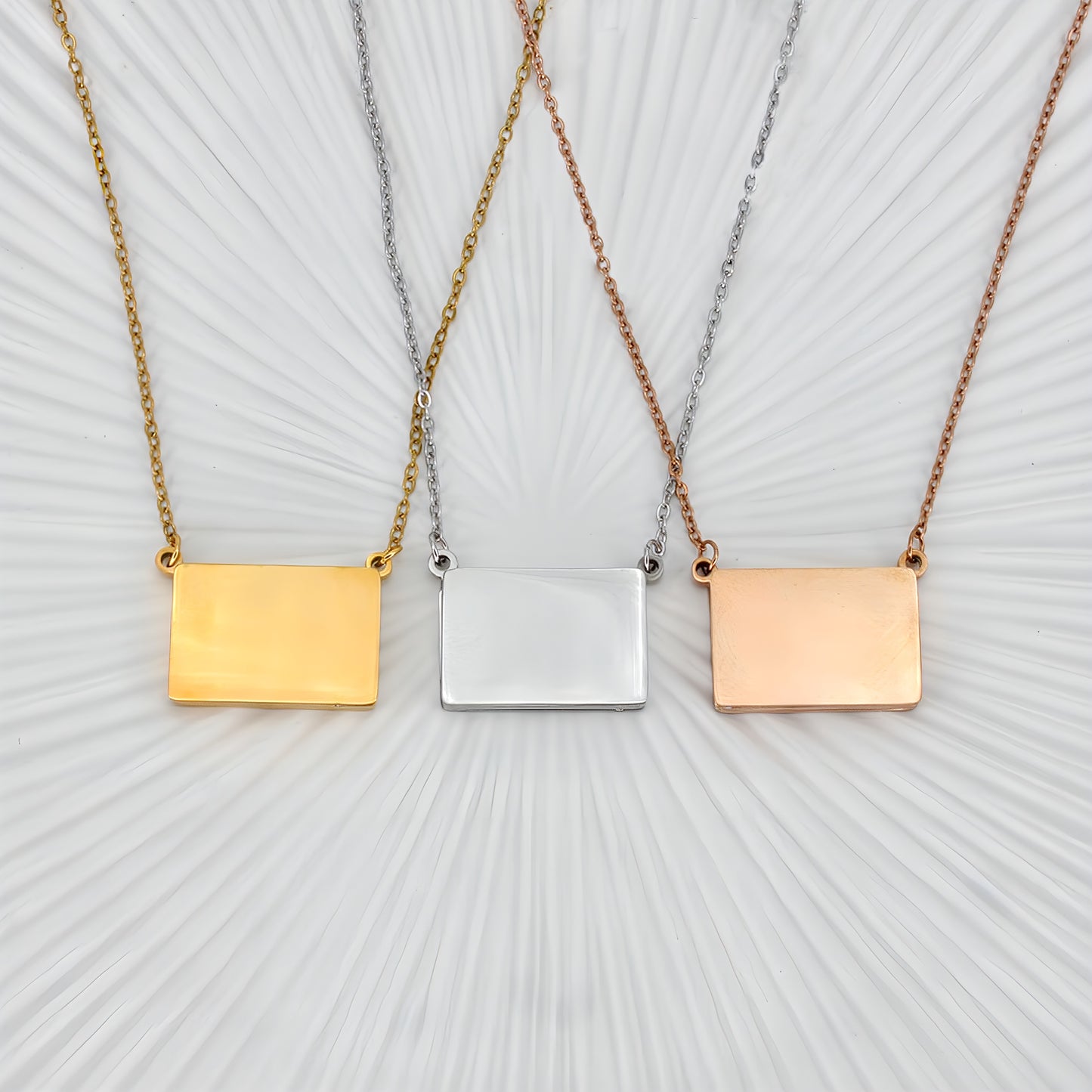 slider photo locket necklace