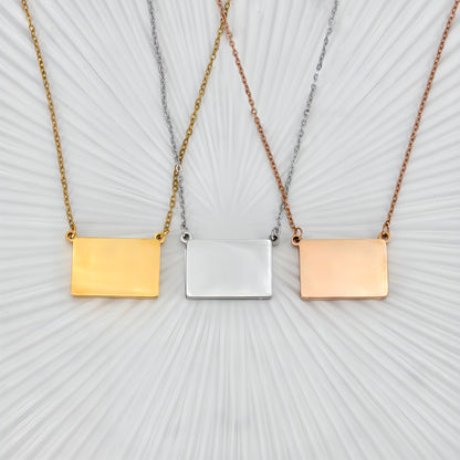 Slider Photo Locket Necklace
