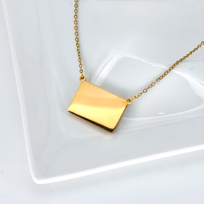 Slider Photo Locket Necklace