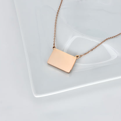 Slider Photo Locket Necklace