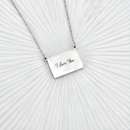 Slider Photo Locket Necklace