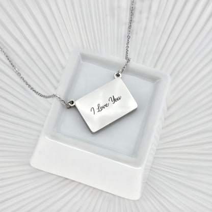 Slider Photo Locket Necklace