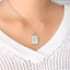 Letter Photo Locket Necklace
