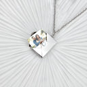 Letter Photo Locket Necklace