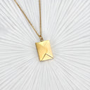 Letter Photo Locket Necklace