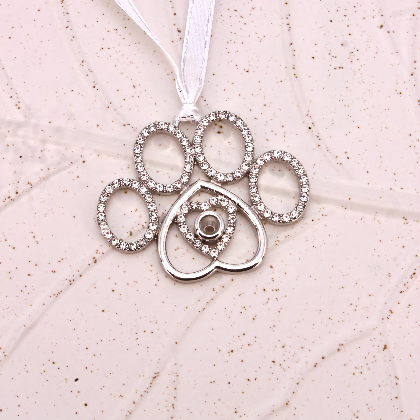 delicate paw projection christmas ornament