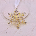 Snowflake Projection Christmas Ornament