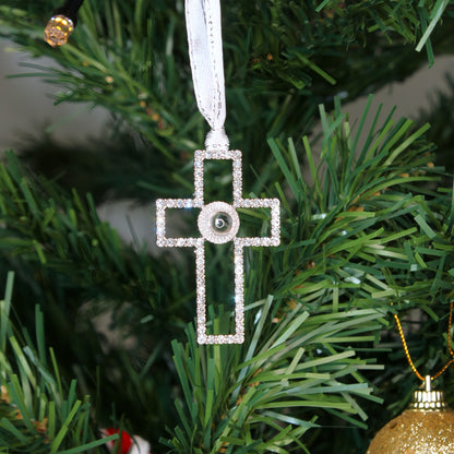 Forever Cross Projection Christmas Ornament