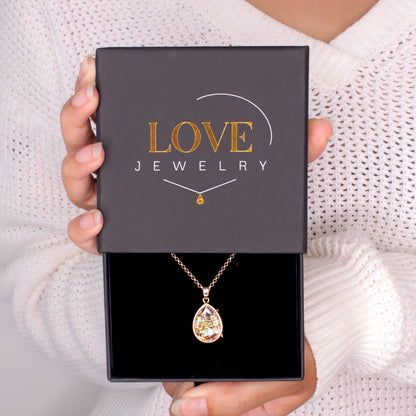 Teardrop Mother's Necklace