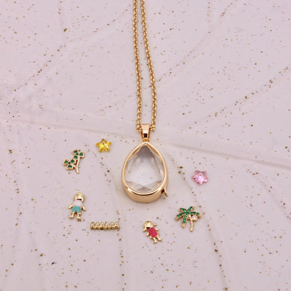 Teardrop Mother's Necklace