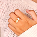 Tiny Bow Tie Ring